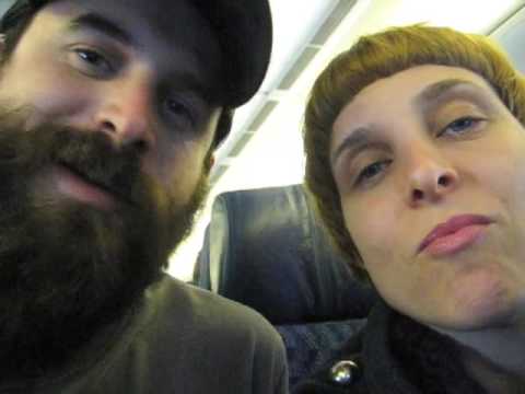 Scott & Sara on the plane - Part 1