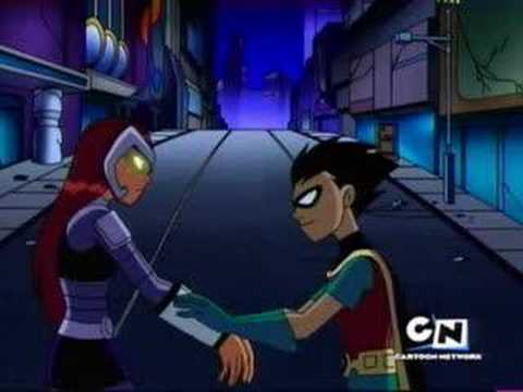 Robin meets Starfire