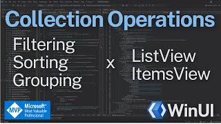 Download the video "WinUI | Collection Operations Demo | XAML | UWP | WPF | .NET"
