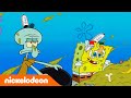 SpongeBob | SpongeBob en Octo worden schoonmakers! | Nickelodeon Nederlands