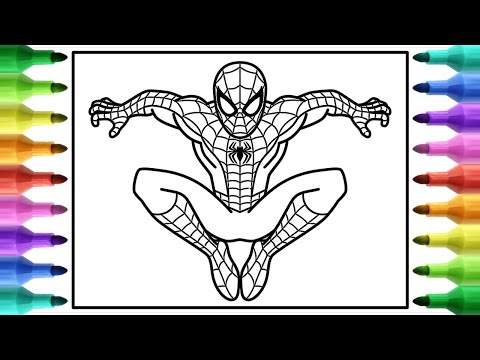 Coloring Classic Spider-Man Costume