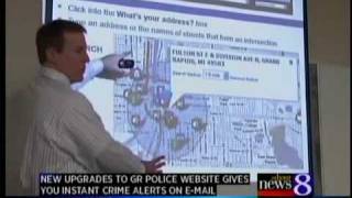 New Crime Mapping system sends e-mails