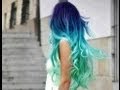 HOW TO- Blue Ombre Hair 