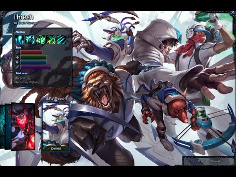 SSW Thresh Skin Spotlight Gameplay 1080p HD