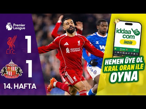 iddaa.com | Liverpool (1-1) Sunderland | 14. Hafta MAÇ ÖZETİ | Premier League - 2025/26