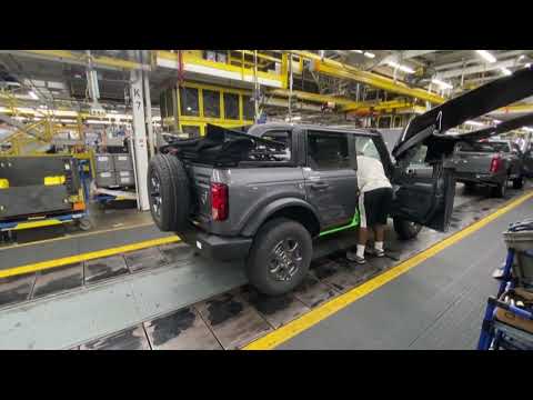 Thumbnail for Ford Bronco being assembled at Michigan plant by Ford Bronco