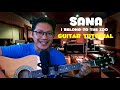 SANA By I Belong To The Zoo | Guitar Tutorial for Beginners