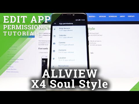 How to Enter App Permissions in ALLVIEW X4 Soul Style – Find App Permissions Section