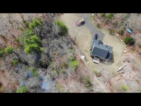 Brush Fire on Bayview Ave Berkley MA
