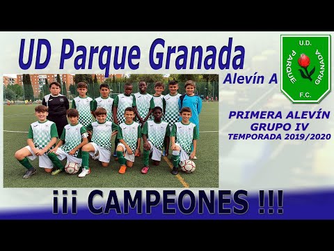 CAMPEÓN Y ASCENSO UD PARQUE GRANADA ALEVÍN A (LA JUGADA DEL FUTURO) 19/20