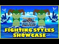 BLOX FRUITS *ALL FIGHTING STYLES* SHOWCASE & LOCATIONS 2024!