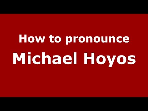 How to pronounce Michael Hoyos (Spanish/Argentina) - PronounceNames.com