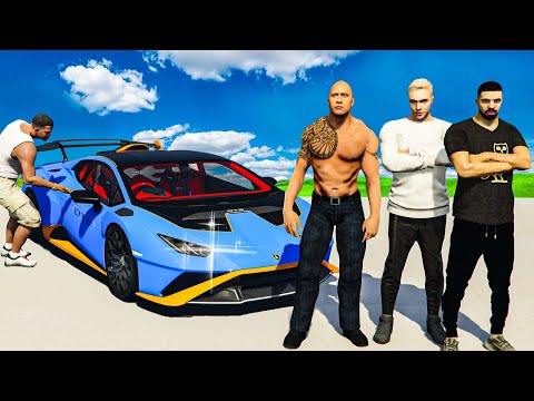 Stealing Every Celebrities Car in GTA 5 RP