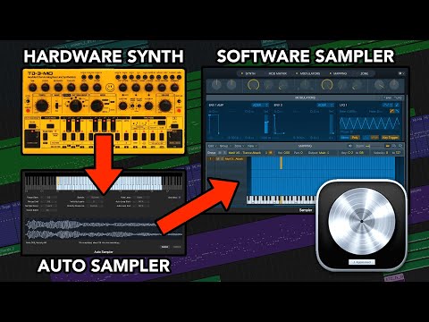 Logic Pro - Convert Hardware Synths to Software with AUTO SAMPLER