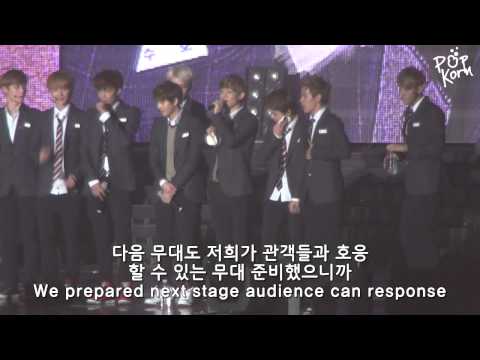 131003 EXO Interview1 (Eng Sub) @GMarket Concert Stay G6