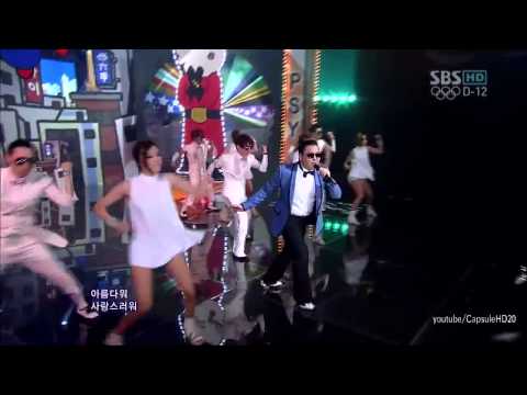 Live HD 720p] 120715  PSY - Gangnam style (Comeback stage) - Inkigayo