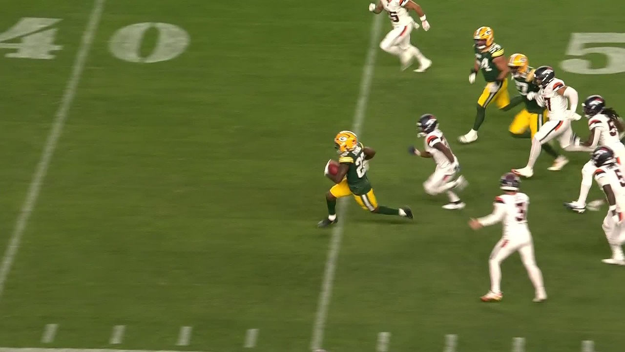 68-yard return! Pierre Strong Jr. shows turbo-boost prowess at Mile High