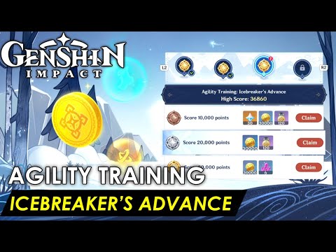Genshin Impact -  How to Complete (Agility Training Icebreaker's Advance) Event Guide