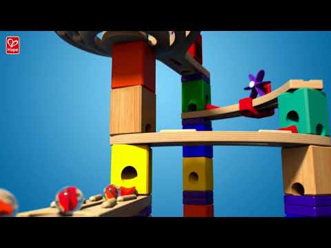 #HAPETOYS Quadrilla Marble Run