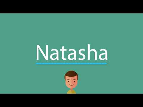 Natasha pronunciation