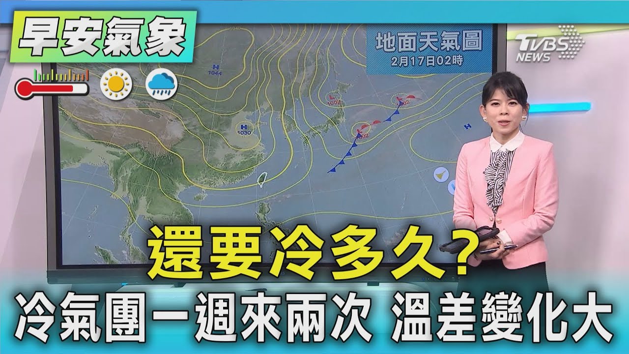 天氣/還要冷多久?冷氣團一週來兩次 溫差變化大