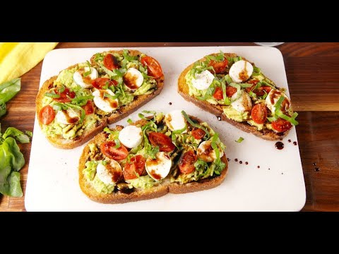 Healthy Recipes | Avocado Hummus Toast | How to make avocado toast | Yummy Healthy Recipes