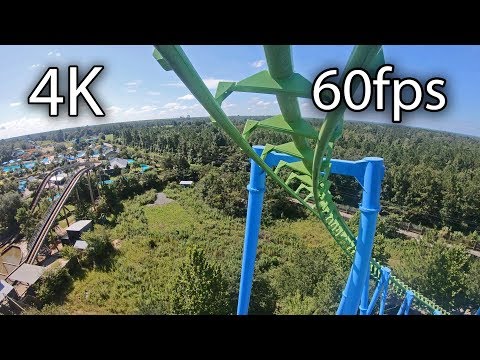 Front row point of view footage of Twisted Typhoon