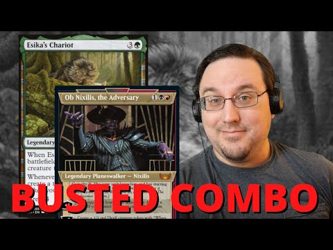 2-Card Combo Explained: Ob Nixilis, the Adversary + Esika's Chariot