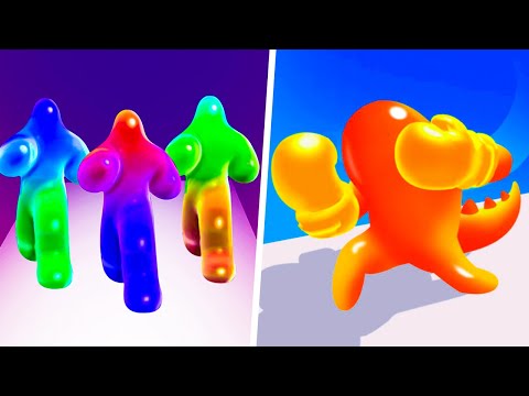 LEVEL UP Blob Giant Runner 3D, Dino Run - 1⭐ Unlocked Blob Giant Gameplay Walkthrough Moblie