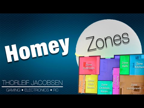 Athom Homey - Using zones