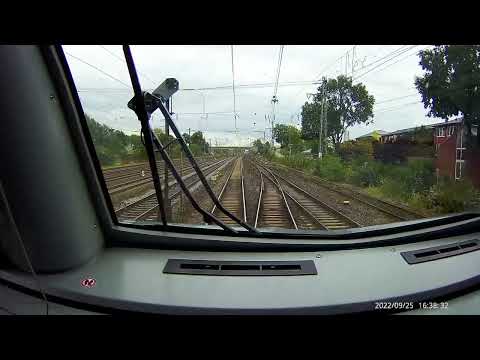 Führerstandsmitfahrt Re60 von Wunstorf -Hannover über G Bahn Teil1