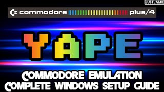 Yape☆Commodore Plus/4 Emulation Setup Guide #commodoreplus4 #yape #emulator
