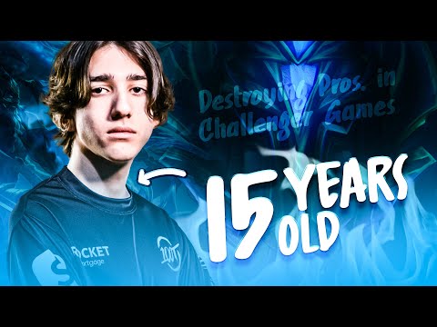 15 y/o Challenger makes pro players look like noobs