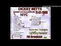 Dickey Betts Band: Time To Roll, LIVE, ---- 11/1/88