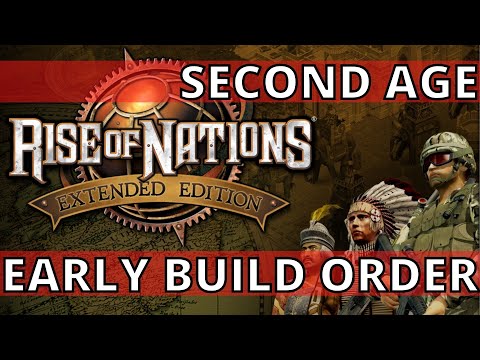 RISE OF NATIONS |  EARLY BUILD ORDER TUTORIAL - SECOND AGE