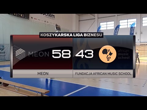 Meon vs Fundacja African Music School - VIII kolejka - II Liga Poznań - Koszykarska Liga Biznesu