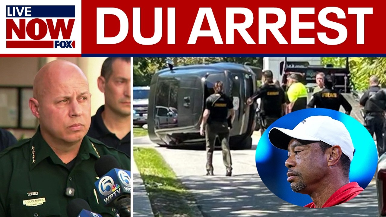 NEW: Tiger Woods arrested for DUI, jailed in Florida after crash