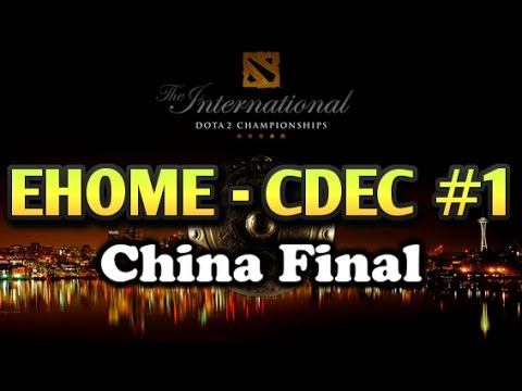 EHOME vs CDEC Highlights Ti5 China Final Game 1(BO5)
