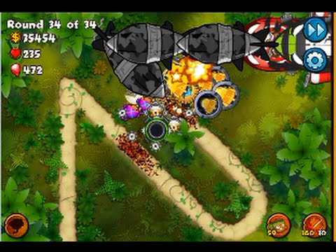 Bloons Monkey City Mobile - DDTs on Finger