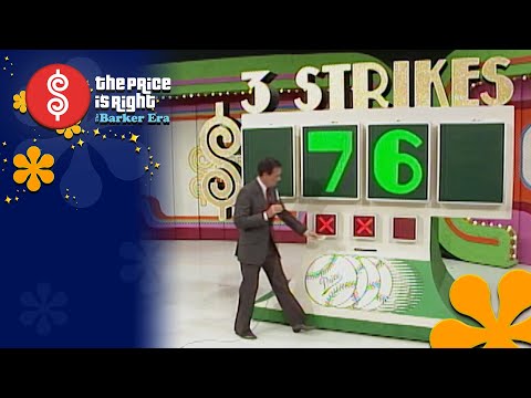 TPIR Contestant Gets Close to Winning a New Car Playing 3 STRIKES! - The Price Is Right 1984