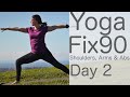 Vinyasa Flow Yoga For Shoulders Yoga Fix 90 Day 2 40 Min
