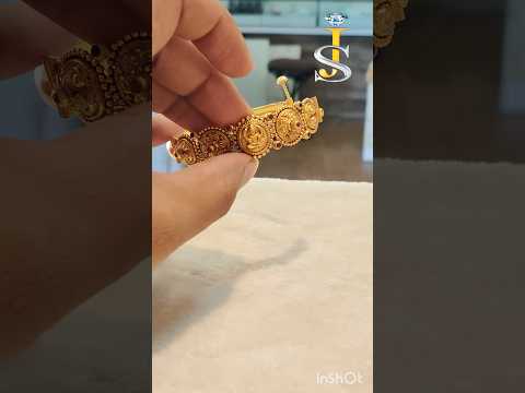 Antique Gold Kada for ladies in 20 gram by SJ_Gold