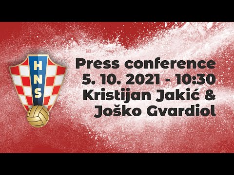 Konferencija za medije: Kristijan Jakić i Joško Gvardiol