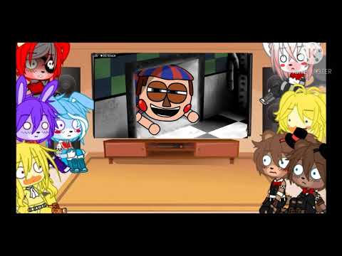 Fnaf 1 y Fnaf 2 reaction to la desesperacion de foxy