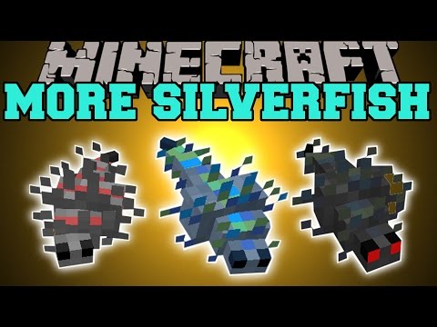 Minecraft: MORE SILVERFISH (JUMPING, POISON, & NEW ENCHANTMENTS!) Mod Showcase