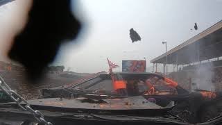 Big Stone County 2021 Compact Weld Demolition Derby. IN CAR POV