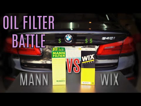 MANN vs WIX oil filters for B58 engine - BMW 540i #Shorts
