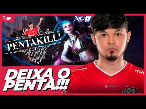 PENTAKILL DO TITAN NO CBLOL! - MIC Aberto by HyperX (RED x INTZ/MINERS) | CBLOL 2ª Etapa