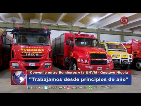 Convenio entre Bomberos y la UNVM