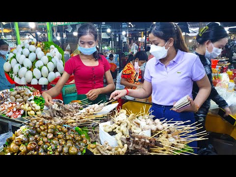 Clothes, Shoes, and Snacks For Sales @ Boeng KengKong Market - Amazing Walking Tour Around Market